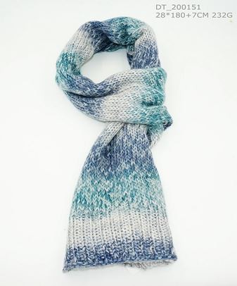 Tie-dye Strikket skjerf